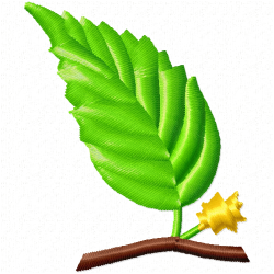 Leaves Embroidery Design 4